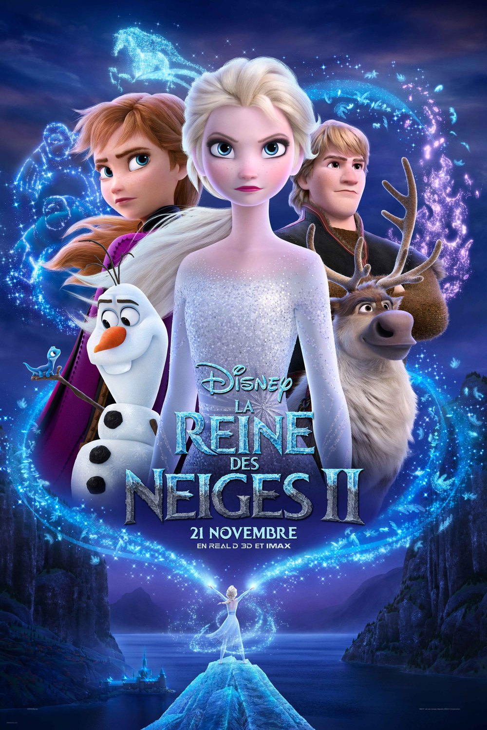 L'affiche du film La Reine des neiges II [2019]