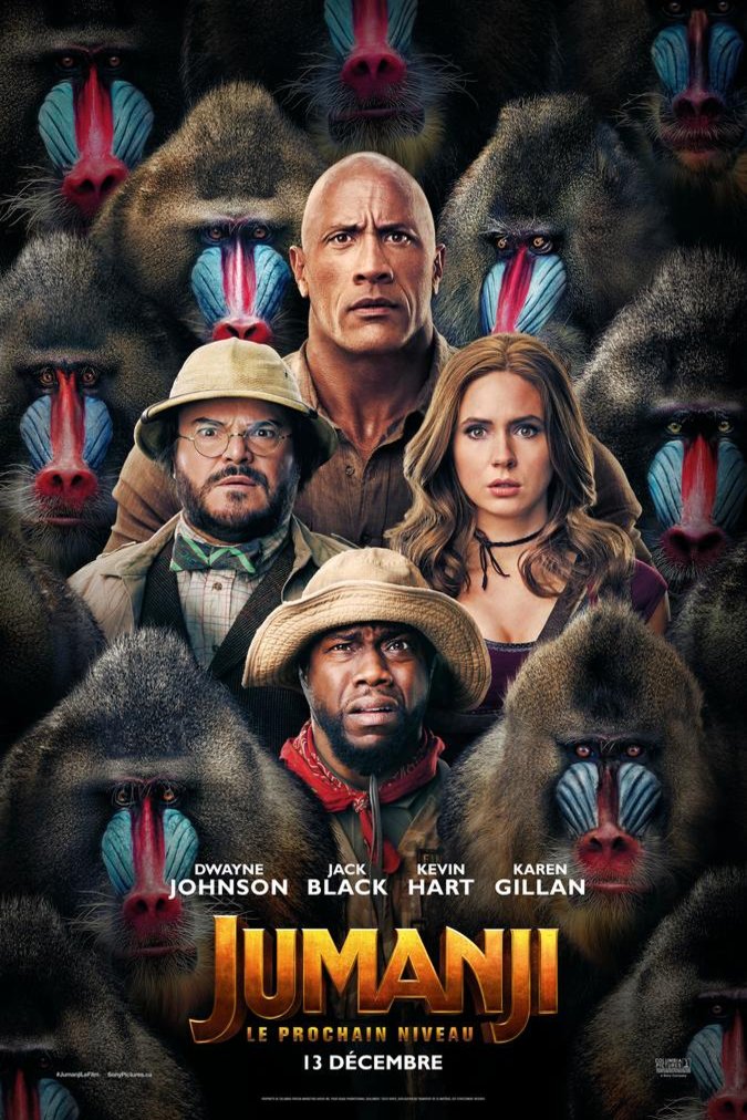 L'affiche du film Jumanji: Le prochain niveau [2019]