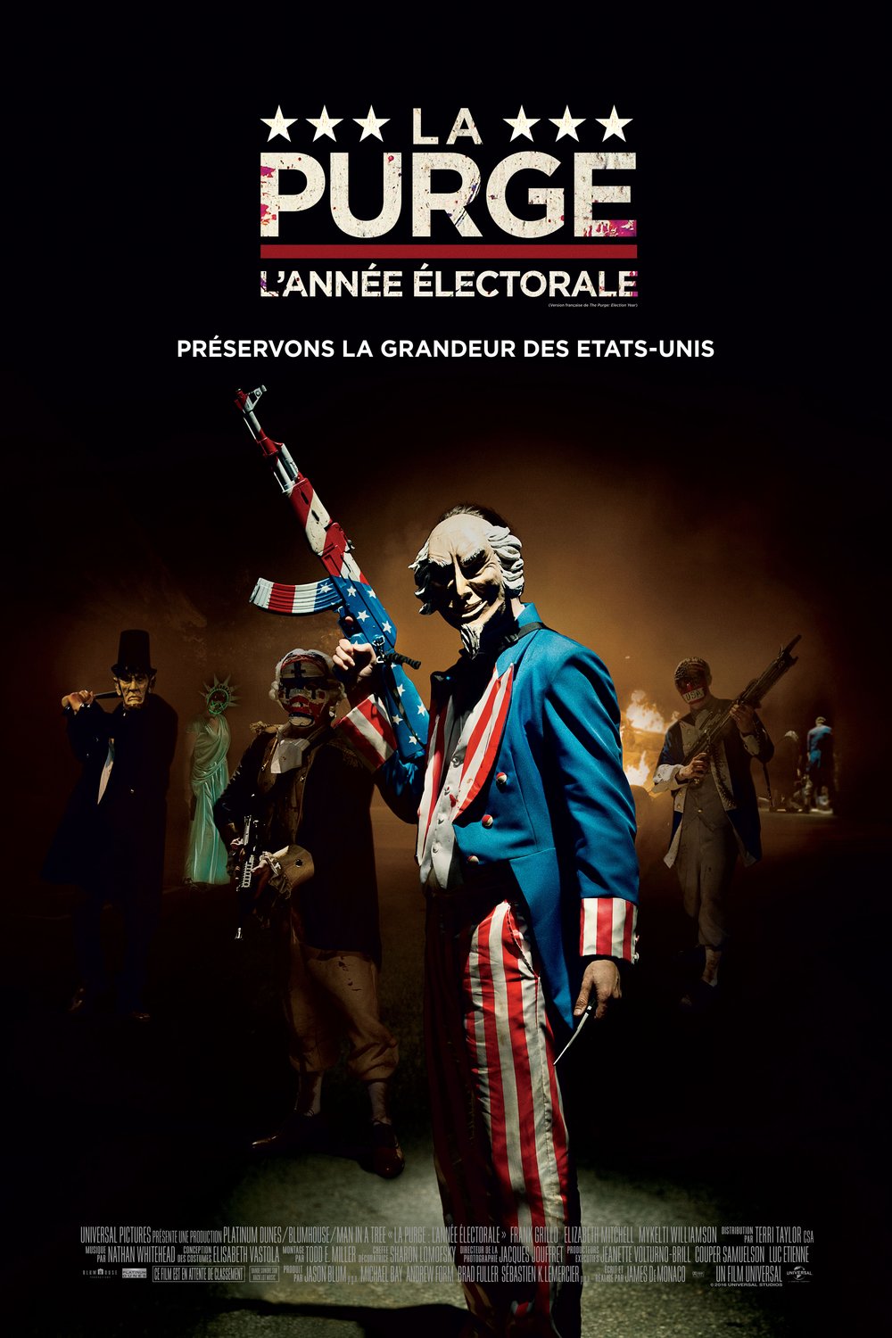 L'affiche du film La Purge: L'année électorale [2016]
