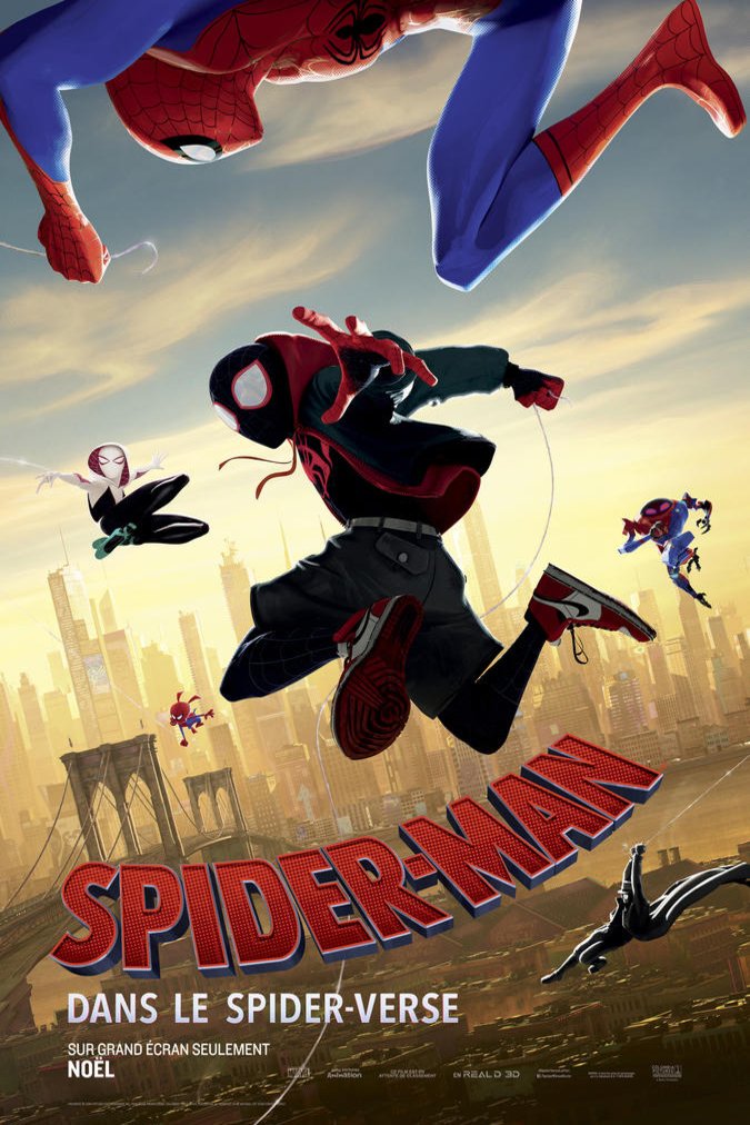 L'affiche du film Spider-Man: Dans le Spider-Verse [2018]