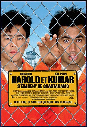 L'affiche du film Harold et Kumar s'évadent de Guantanamo [2008]