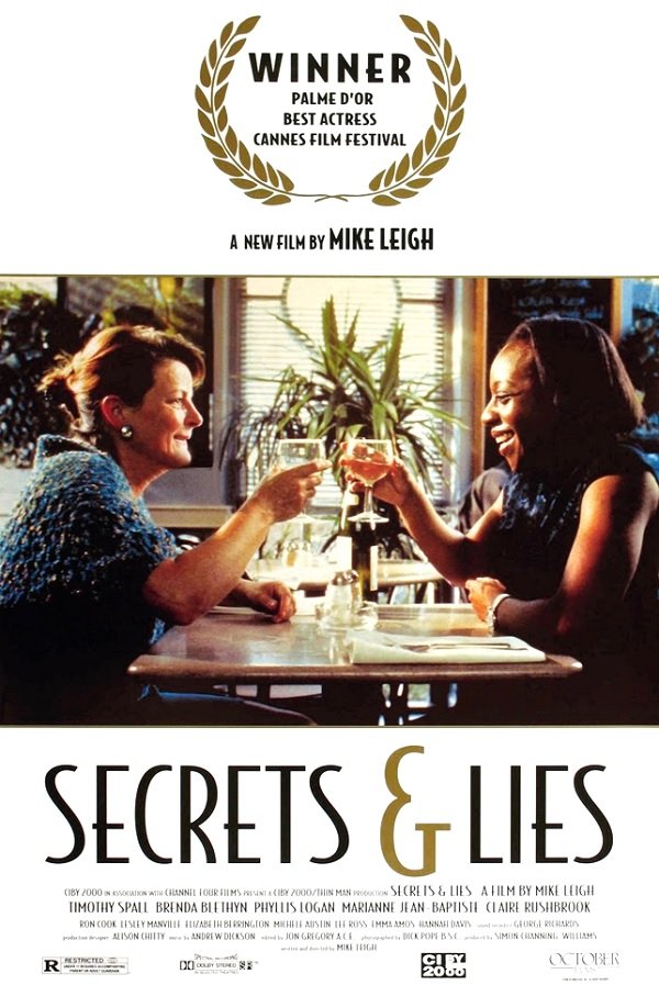L'affiche du film Secrets et mensonges [1996]