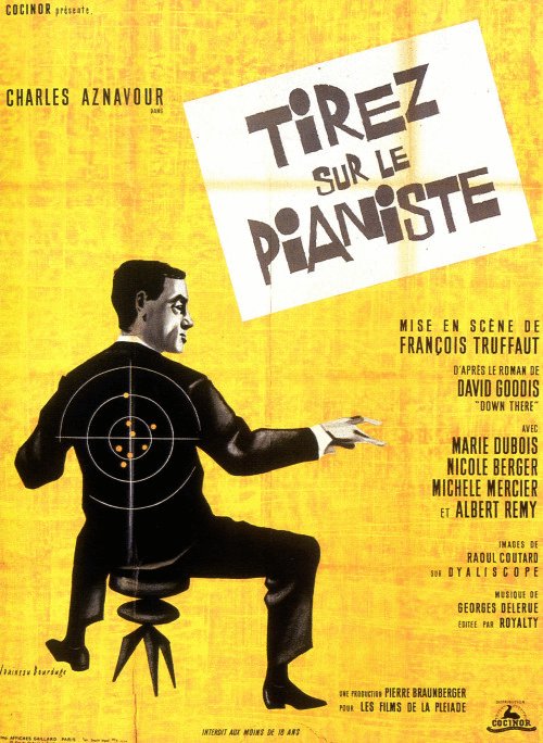 L'affiche du film Tirez sur le pianiste [1960]