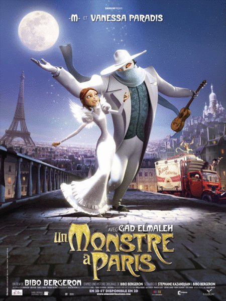 L'affiche du film Un Monstre à Paris [2011]