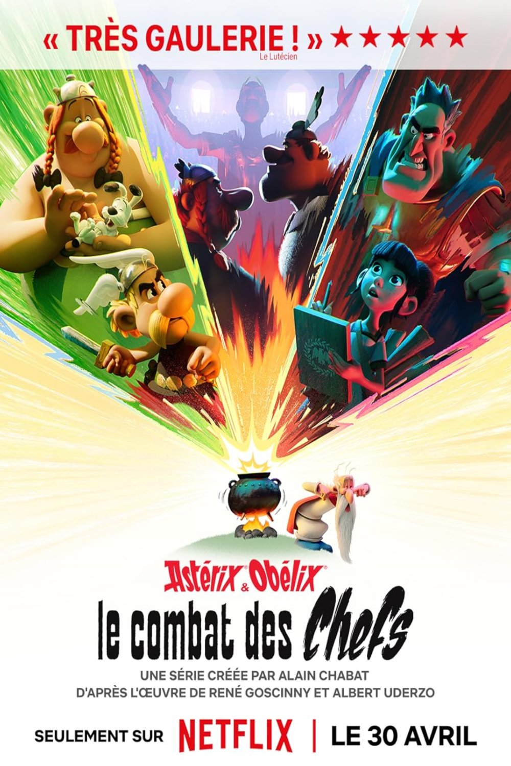 L'affiche du film Astérix & Obélix: Le combat des chefs [2025]