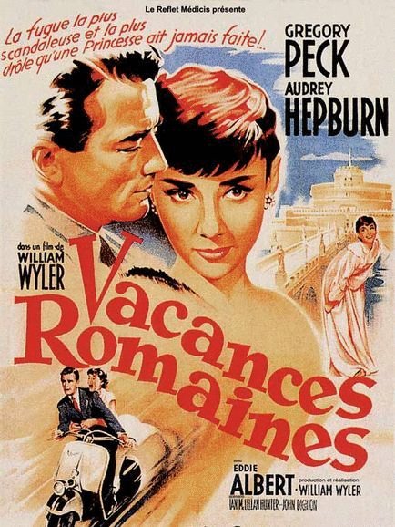 L'affiche du film Vacances romaines [1953]