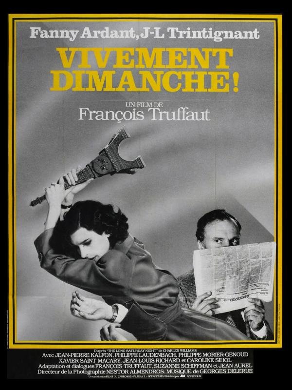 L'affiche du film Vivement dimanche! [1983]