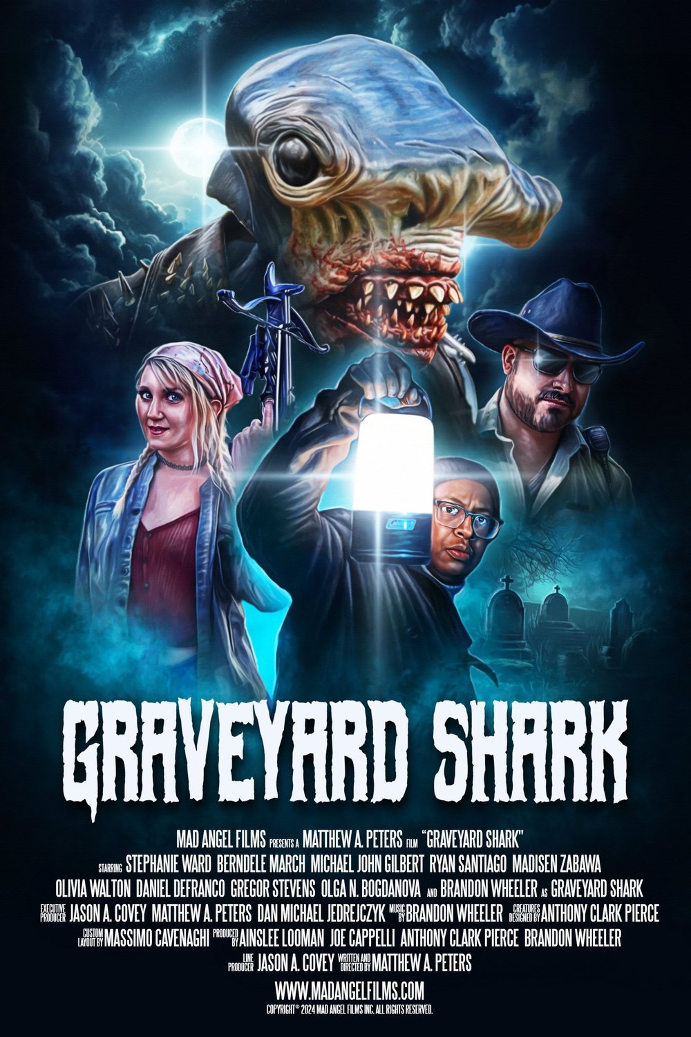 L'affiche du film Graveyard Shark [2024]