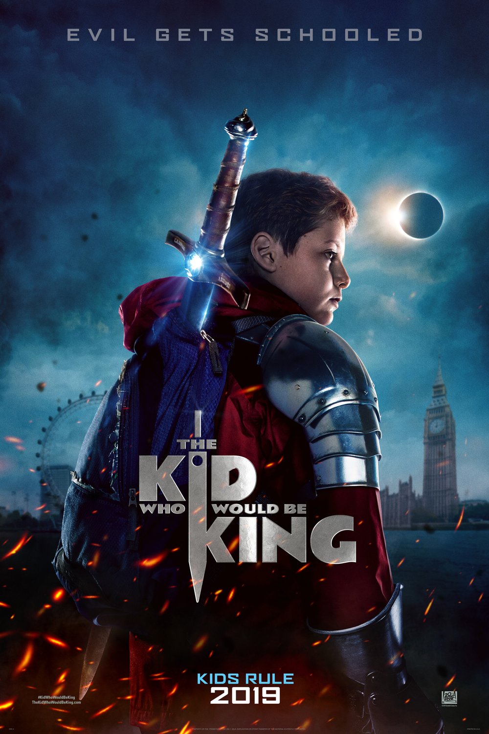 Poster of the movie The Kid Who Would Be King [2019]