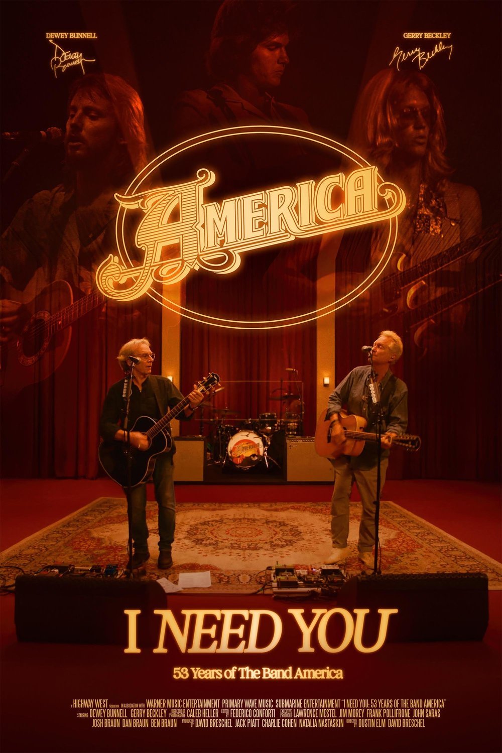 Poster of the movie I Need You: 53 Years of the Band America