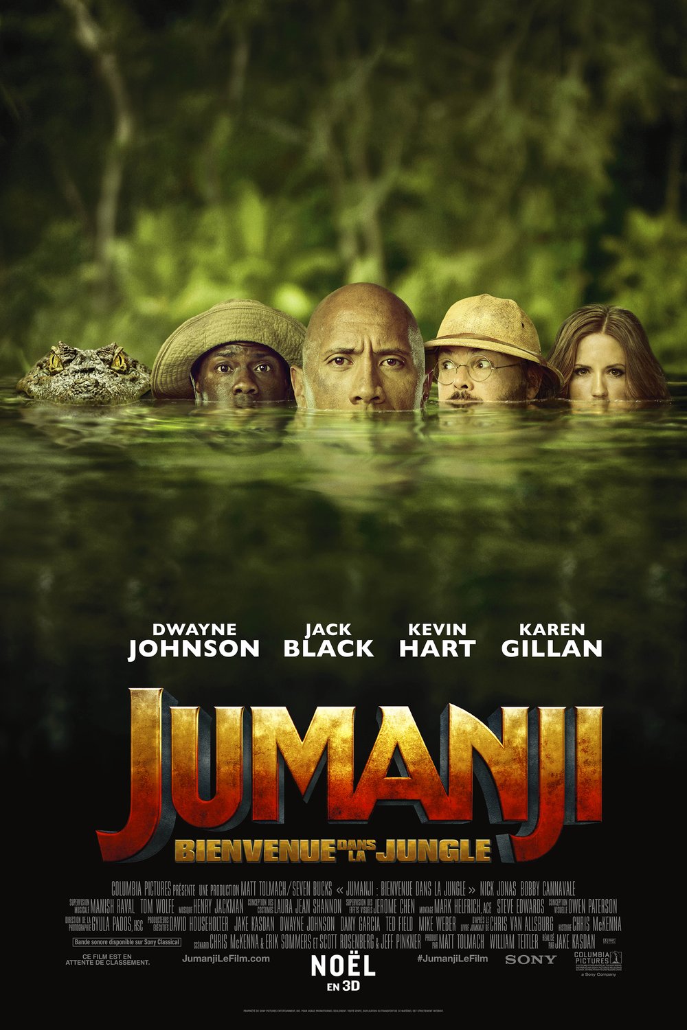 L'affiche du film Jumanji: Bienvenue dans la jungle [2017]