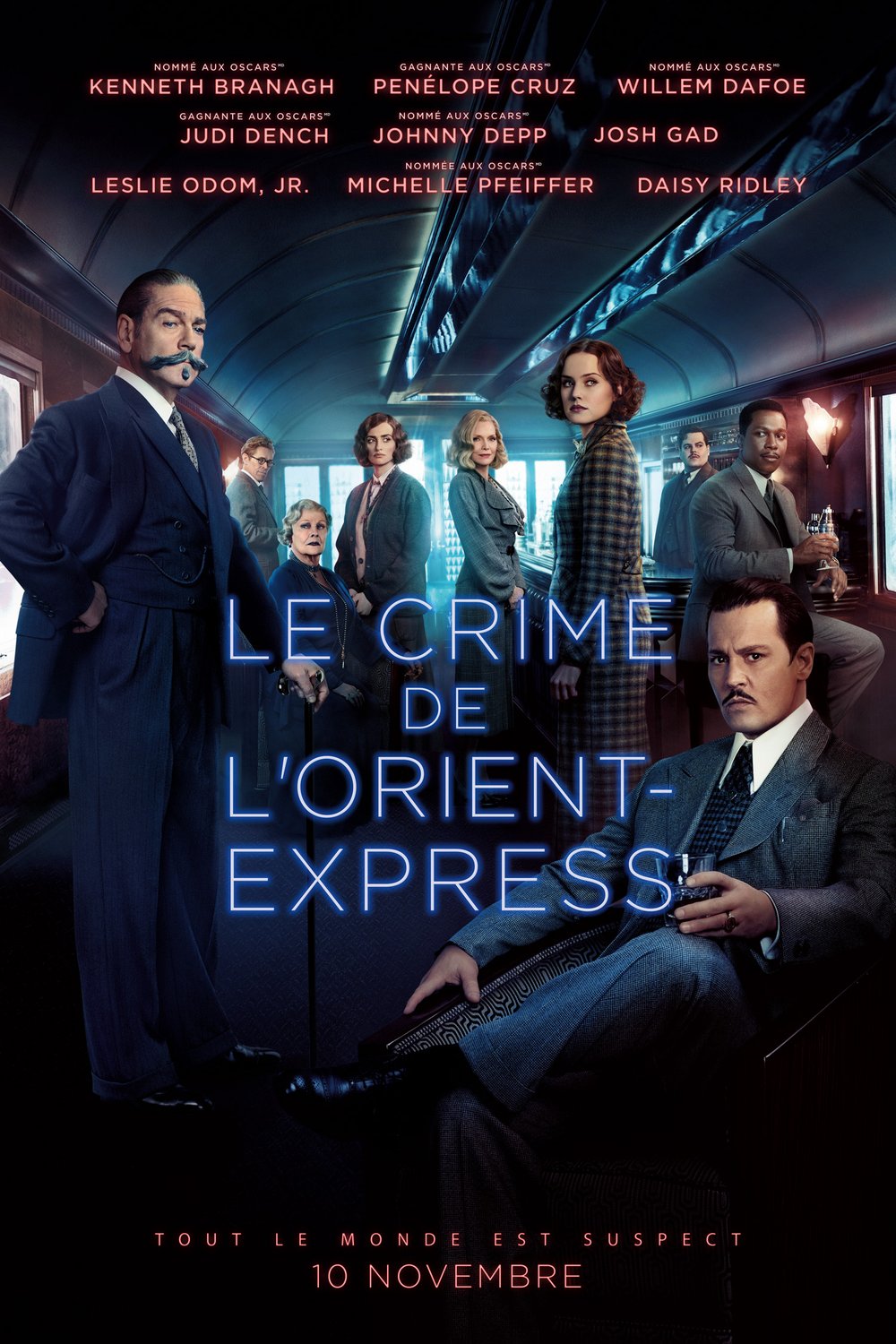 L'affiche du film Le Crime de l'Orient-Express [2017]