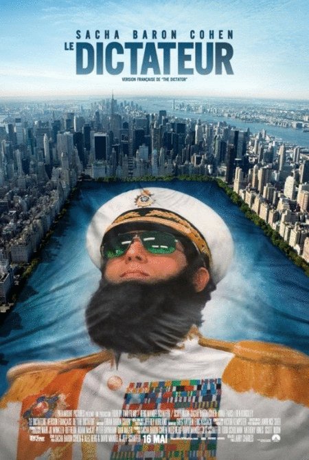 L'affiche du film Le Dictateur v.f. [2012]