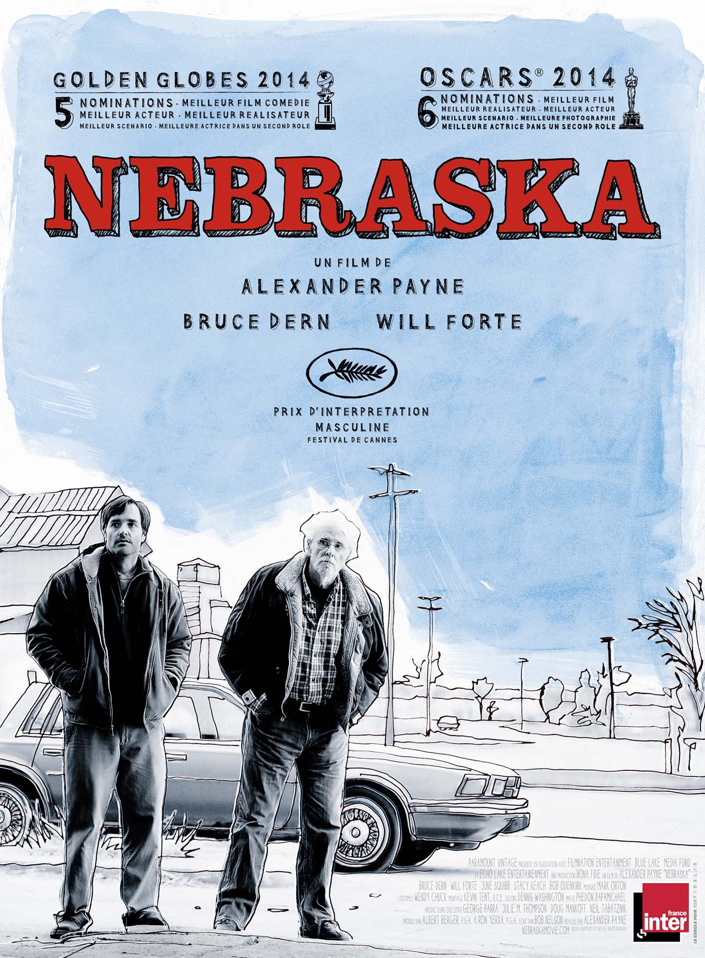 L'affiche du film Nebraska v.f. [2013]