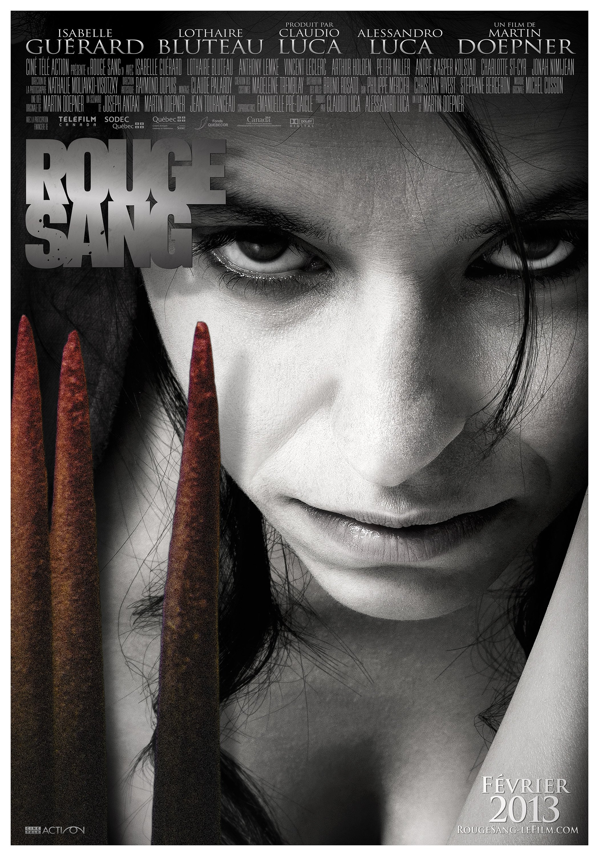 L'affiche du film Rouge Sang [2013]