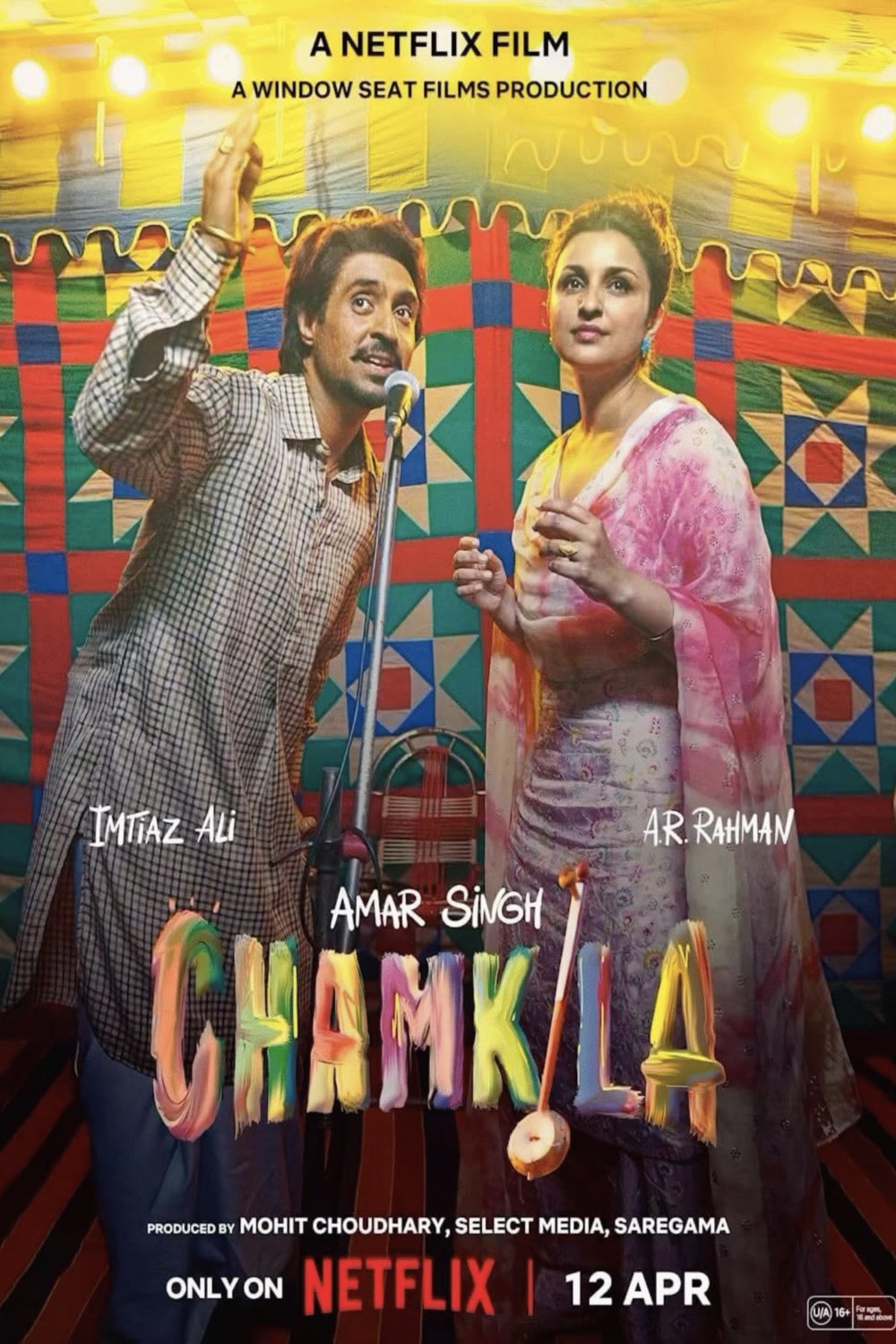 Poster of the movie Amar Singh Chamkila