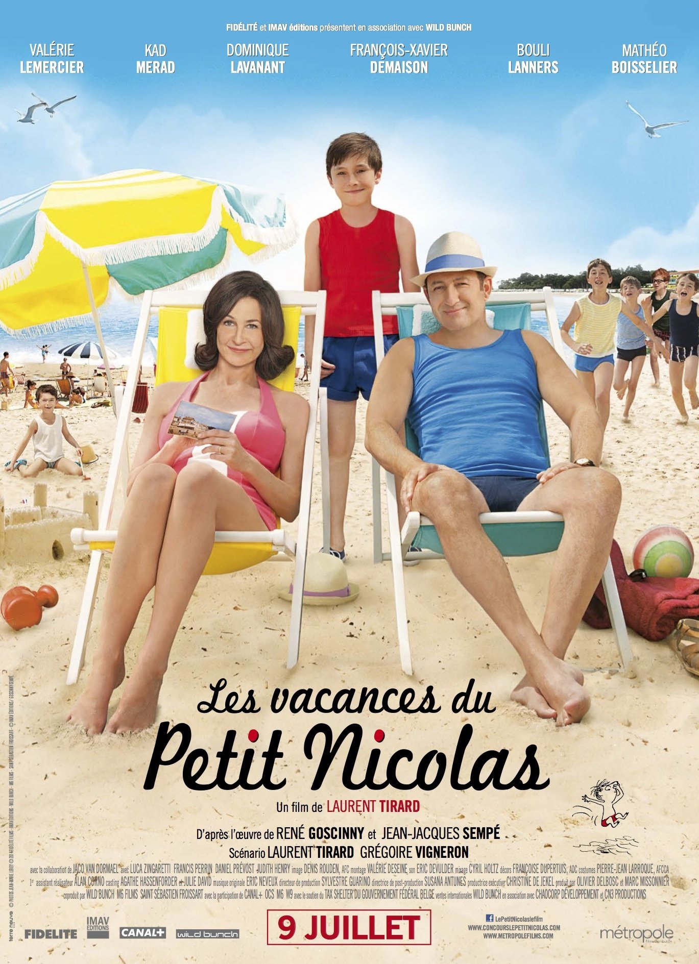 L'affiche du film Les Vacances du Petit Nicolas [2014]
