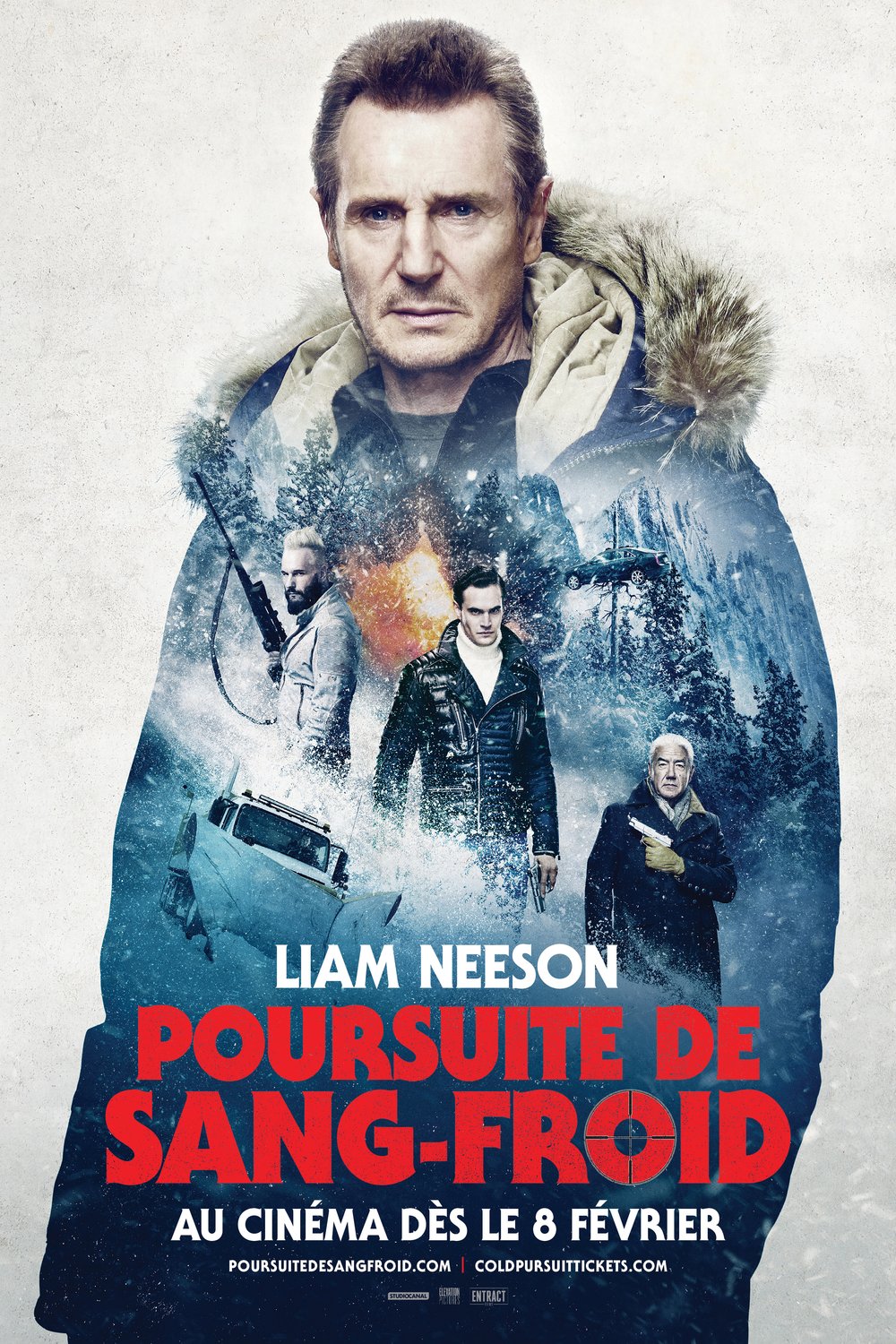 L'affiche du film Poursuite de sang-froid [2019]