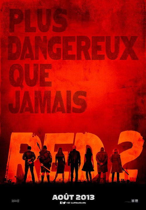 L'affiche du film Red 2 v.f. [2013]