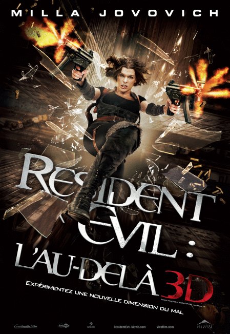L'affiche du film Resident Evil: l'au-delà [2010]