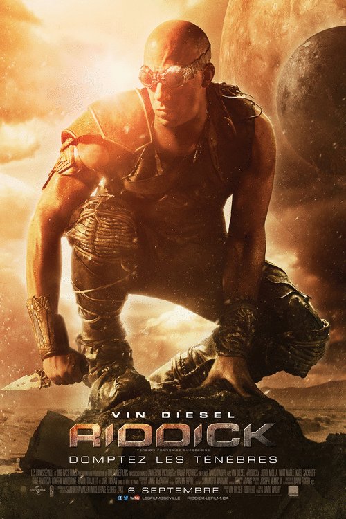 L'affiche du film Riddick v.f. [2013]