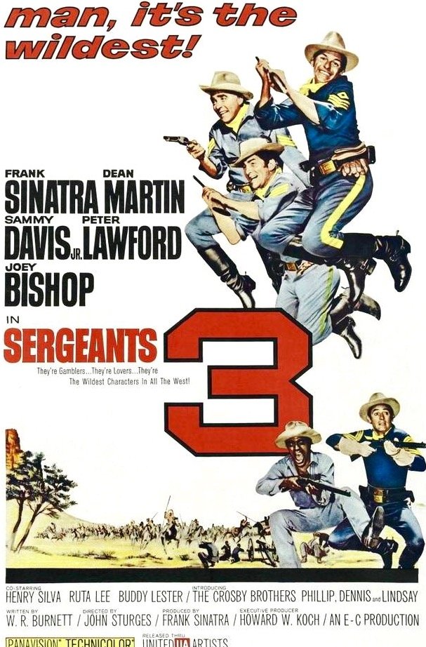 L'affiche du film Les 3 sergents [1962]
