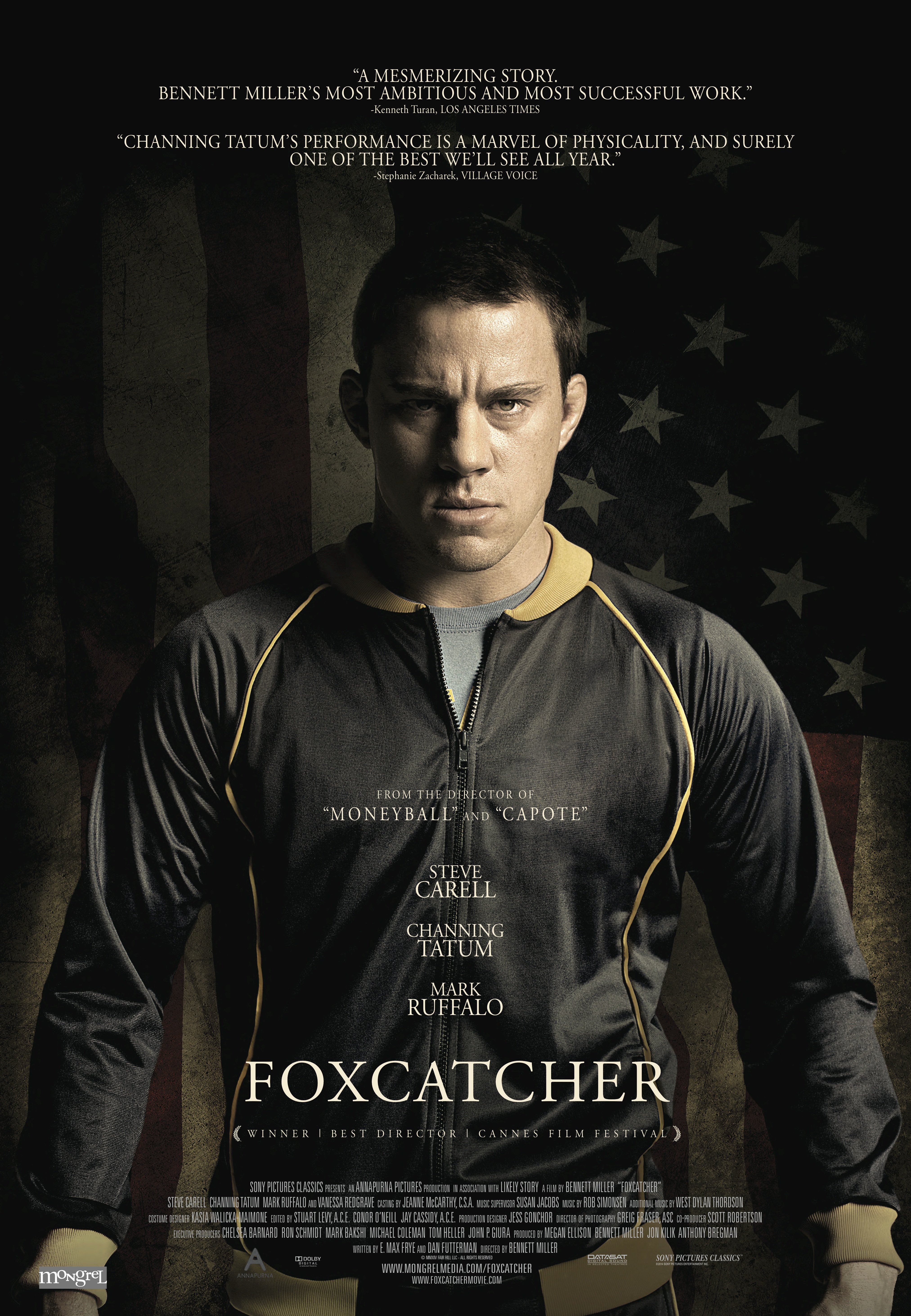 L'affiche du film Foxcatcher [2014]