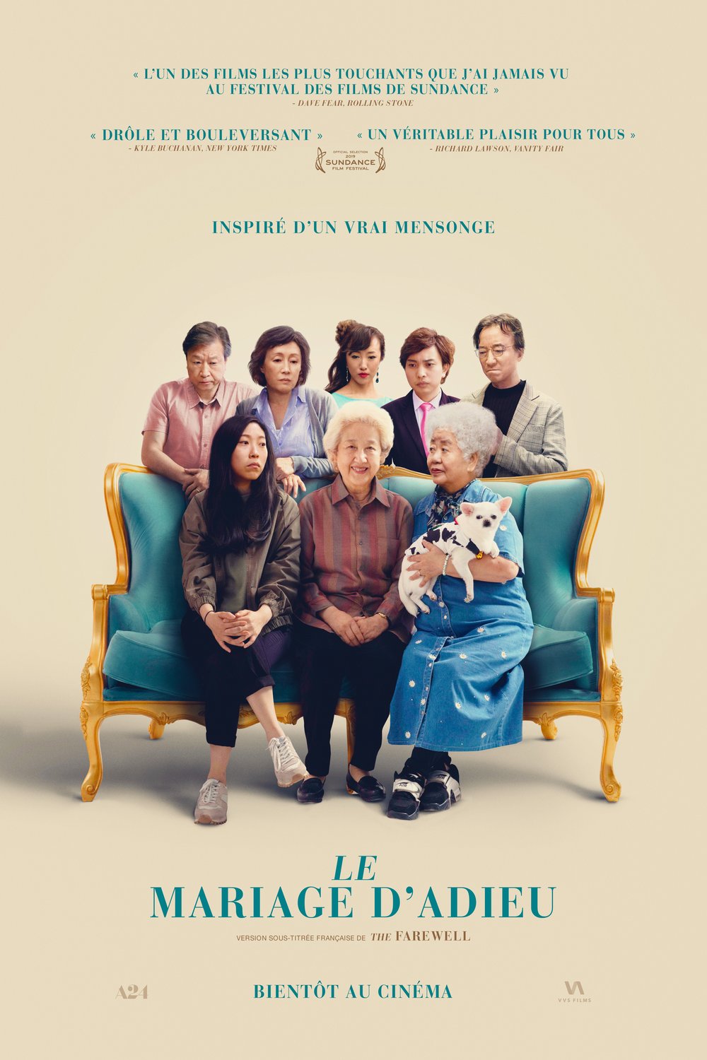L'affiche du film Le Mariage d'adieu [2019]