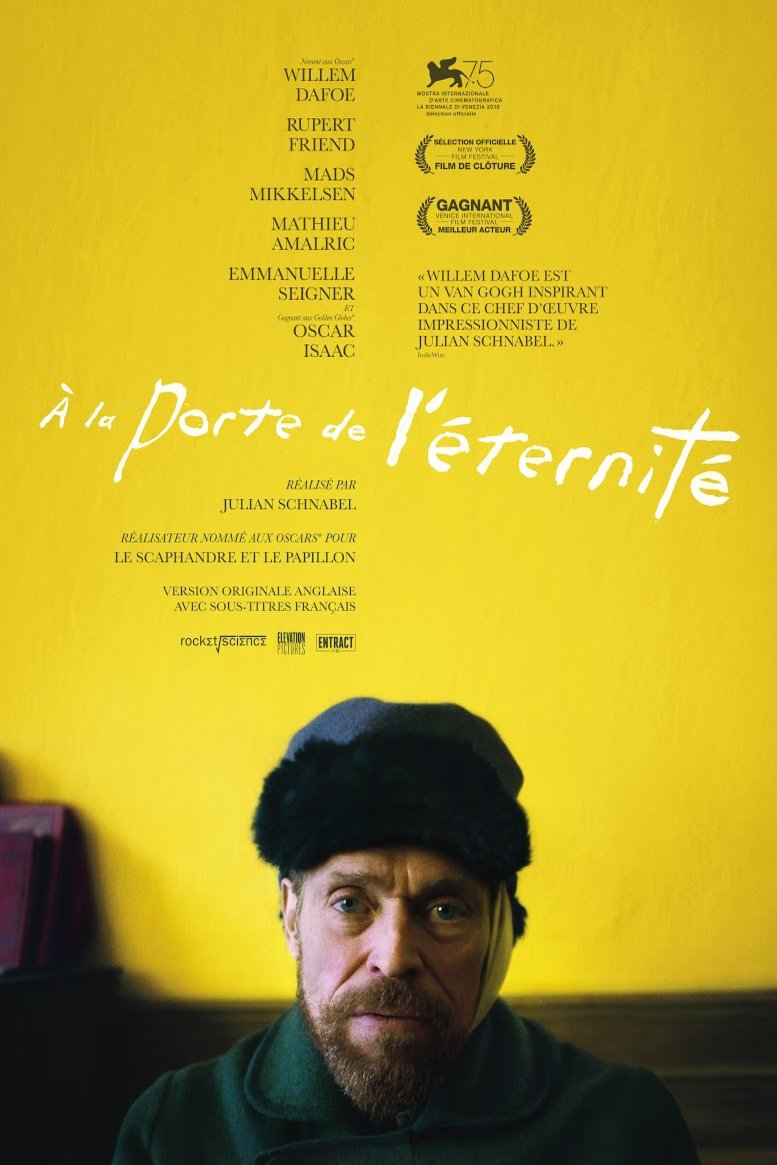 L'affiche du film À la porte de l'éternité [2018]