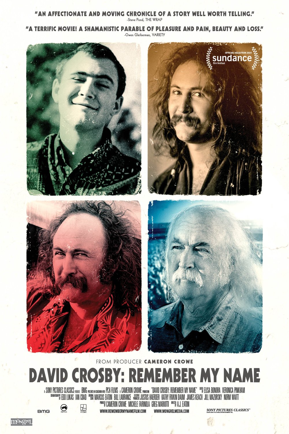 L'affiche du film David Crosby: Remember My Name [2019]
