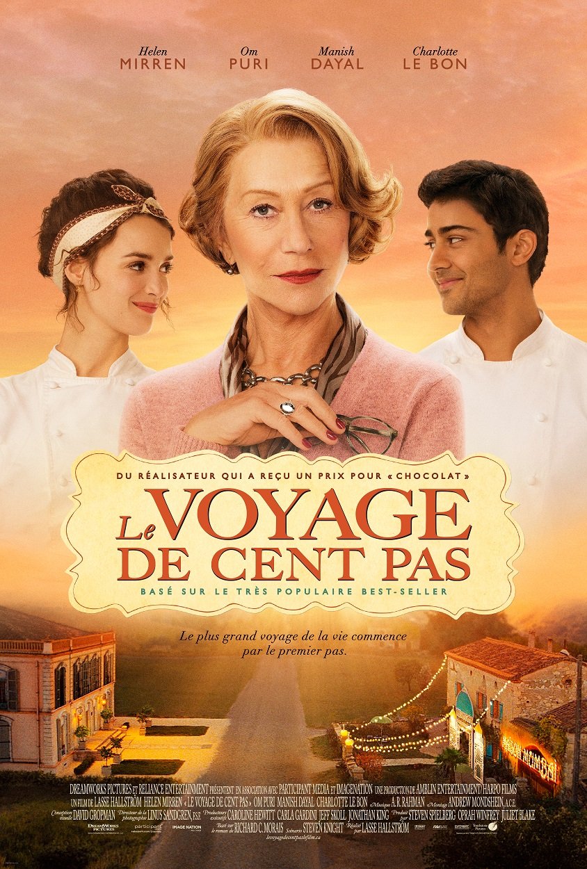 L'affiche du film Le Voyage de cent pas [2014]