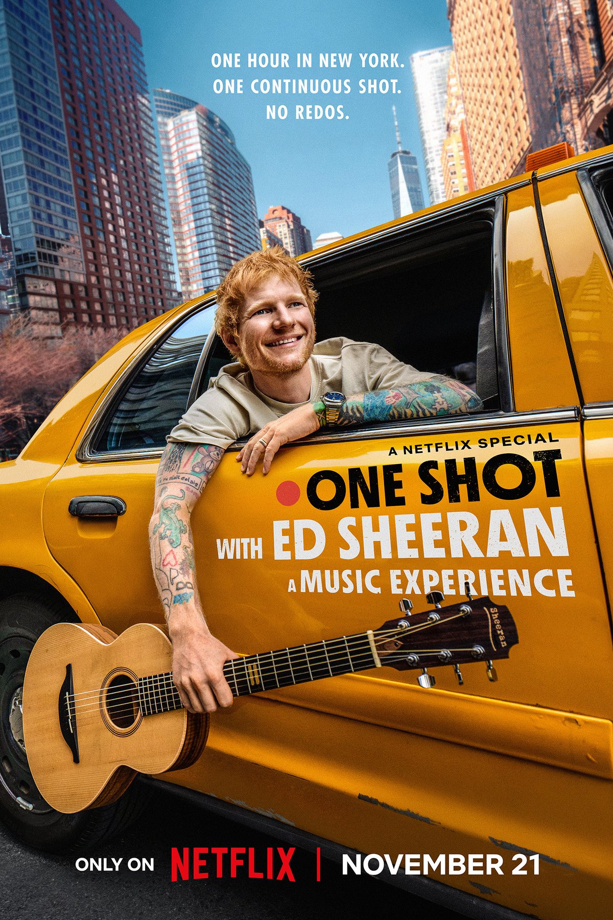 L'affiche du film One Shot with Ed Sheeran: A Music Experience [2025]