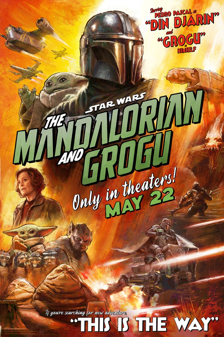 Poster of the movie The Mandalorian and Grogu