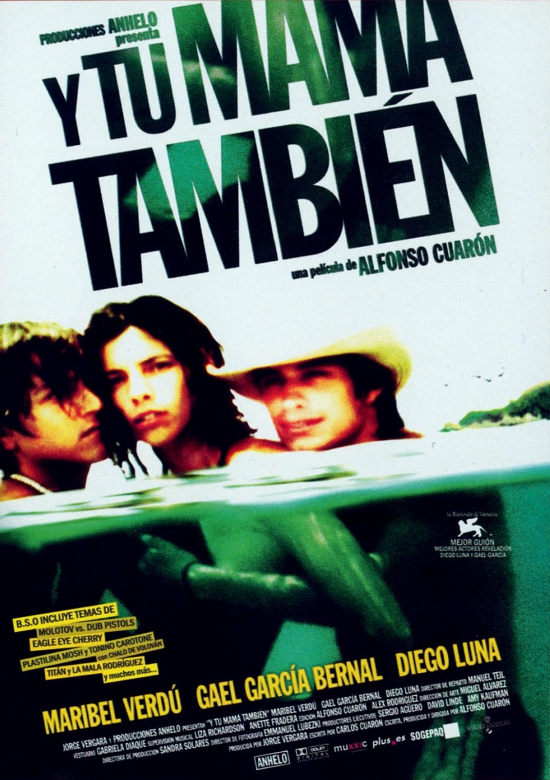 L'affiche du film Et... ta mère aussi [2002]