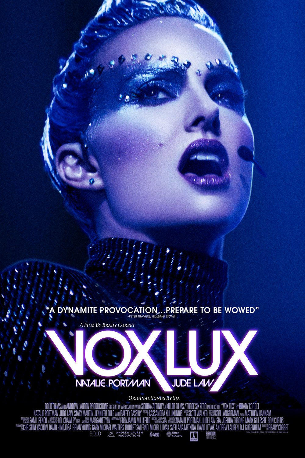 L'affiche du film Vox Lux [2018]