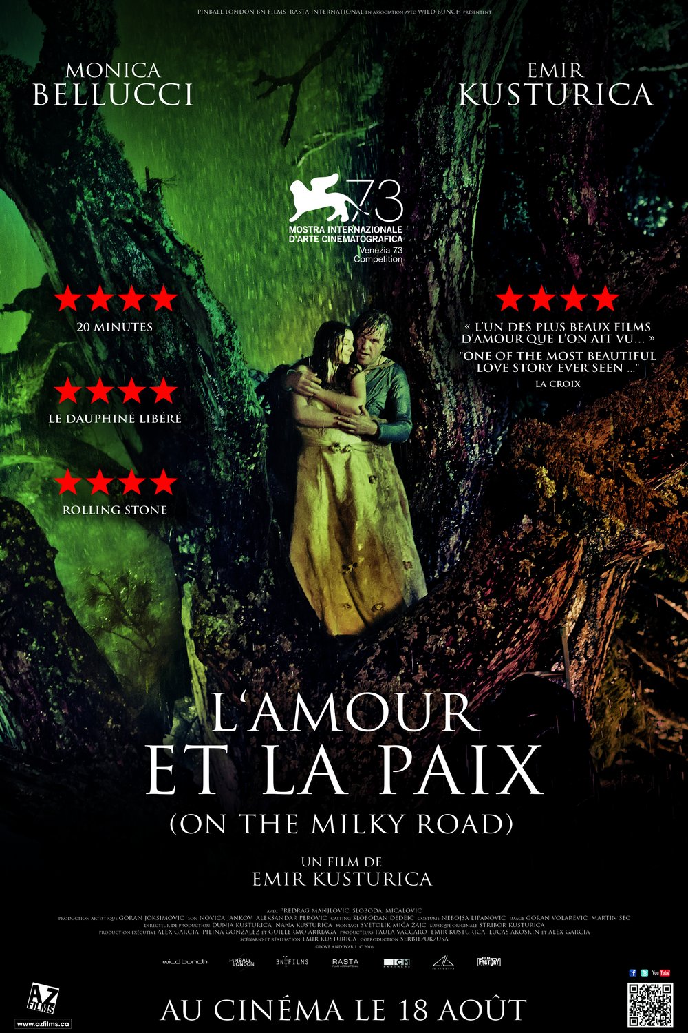 L'affiche du film L'Amour et la paix [2016]