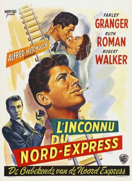 L'affiche du film L'Inconnu du Nord Express [1951]