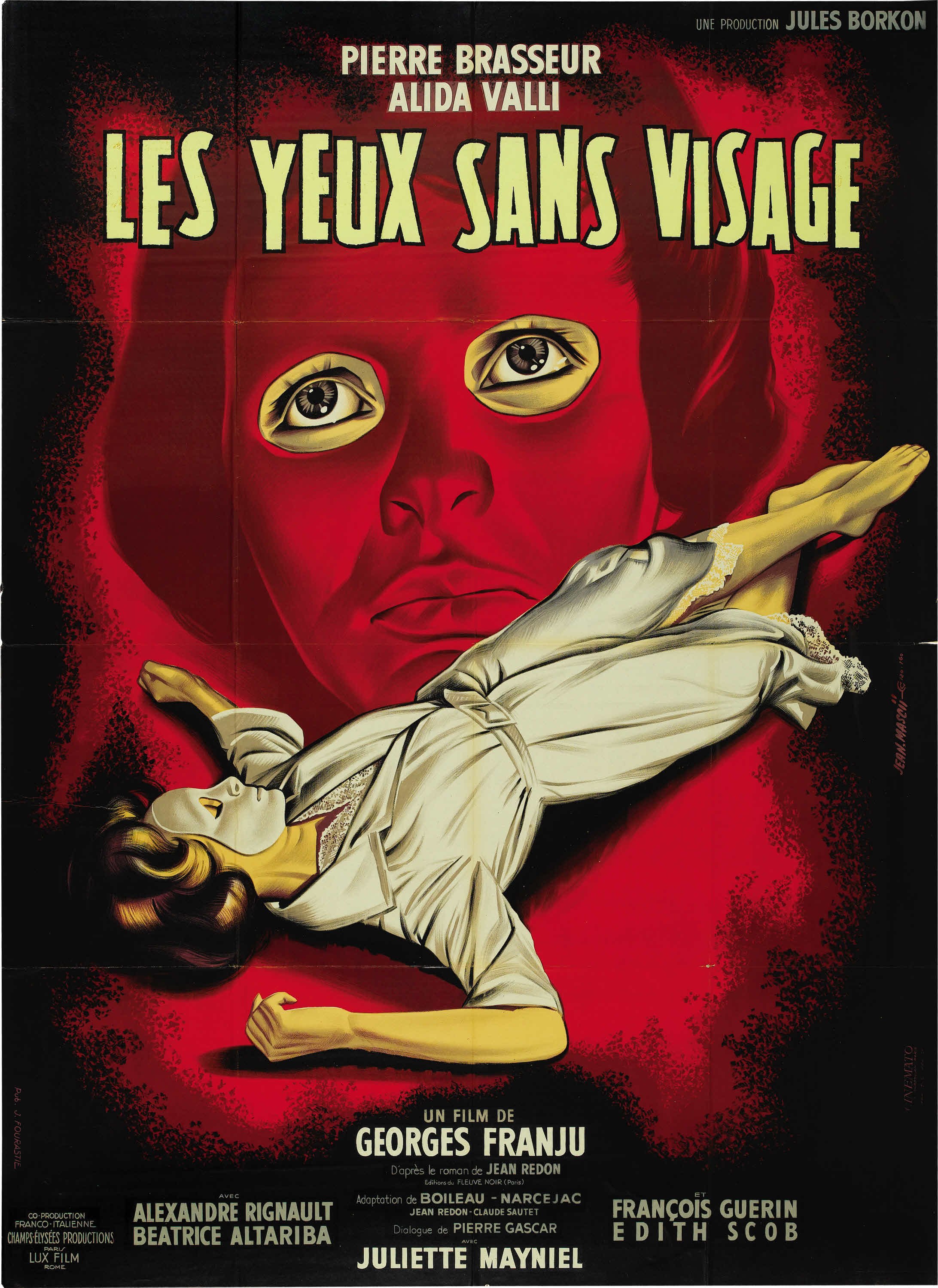 L'affiche du film Les yeux sans visage [1960]
