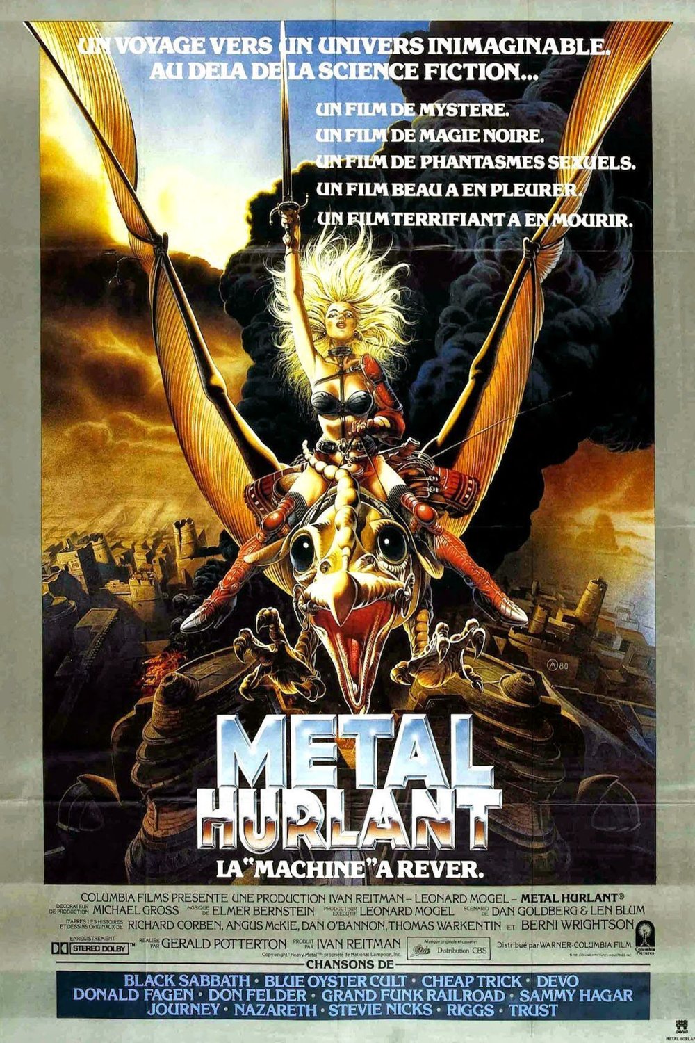 L'affiche du film Métal hurlant [1981]