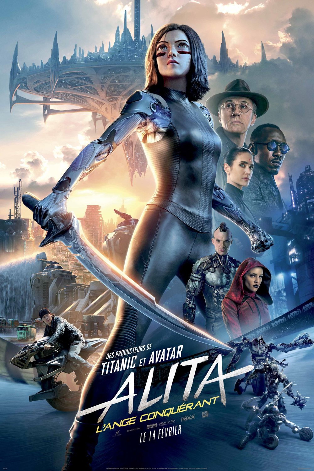 L'affiche du film Alita: L'ange conquérant [2018]