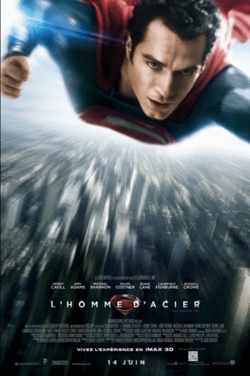 L'affiche du film L'Homme d'acier [2013]