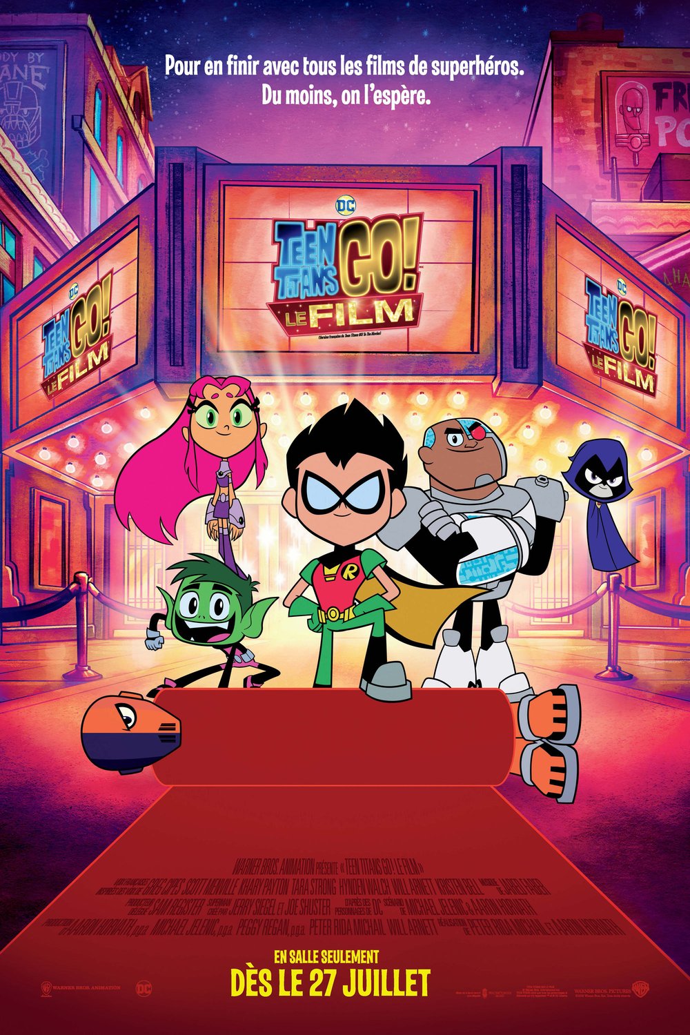 L'affiche du film Teen Titans Go! Le film [2018]