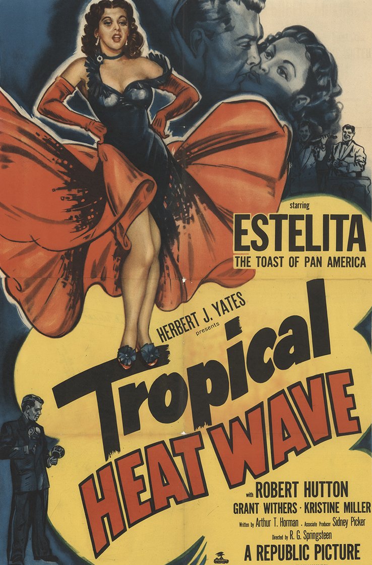 L'affiche du film Tropical Heat Wave [1952]