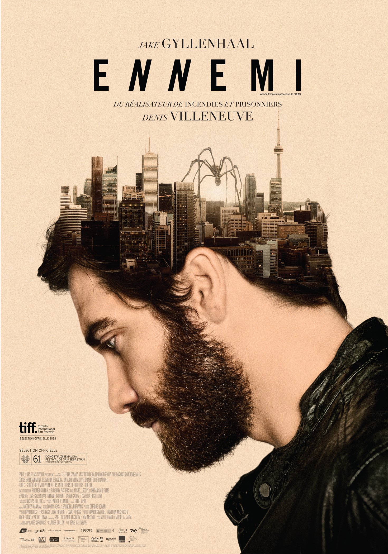 L'affiche du film Ennemi [2013]