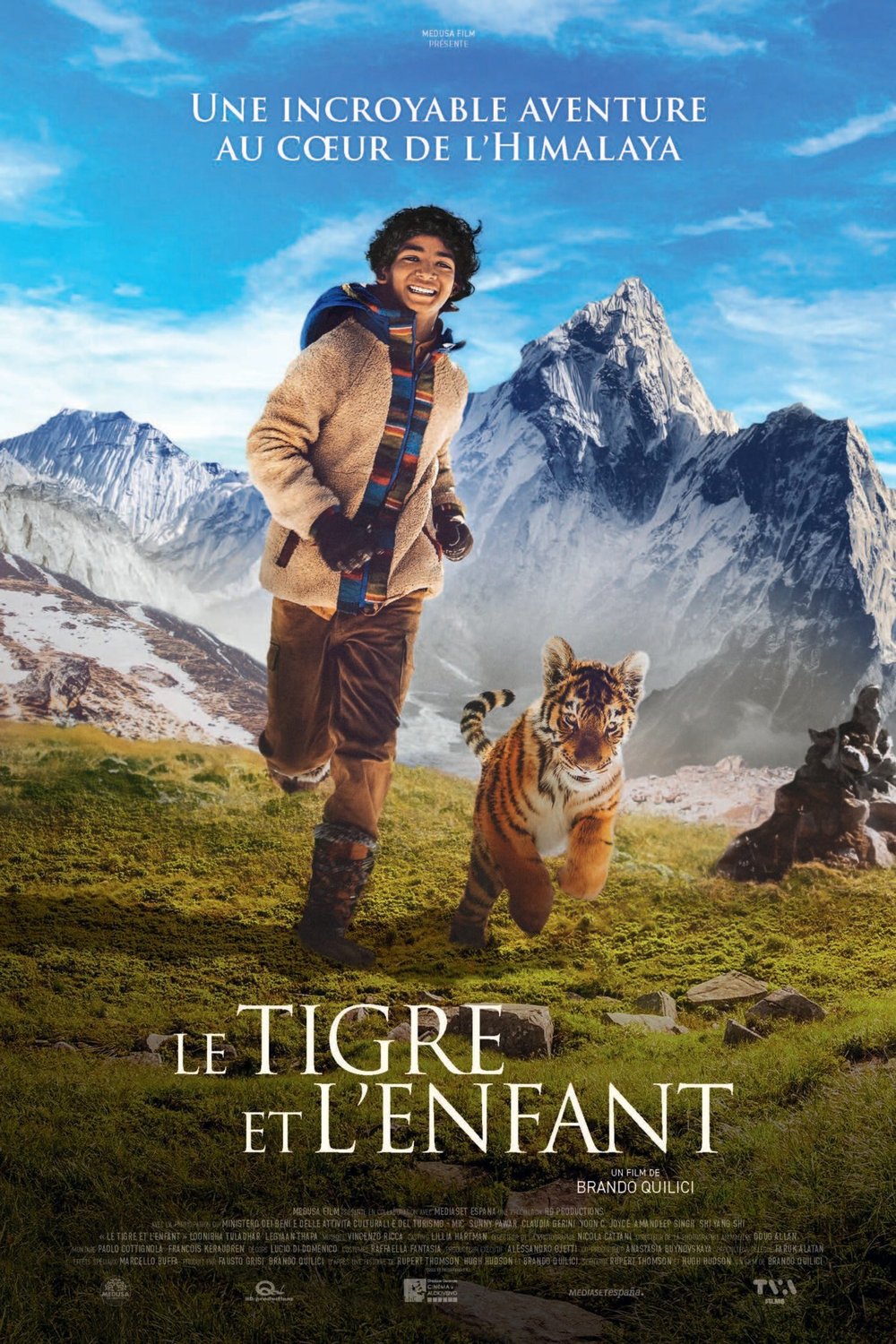 L'affiche du film Le tigre et l'enfant [2022]