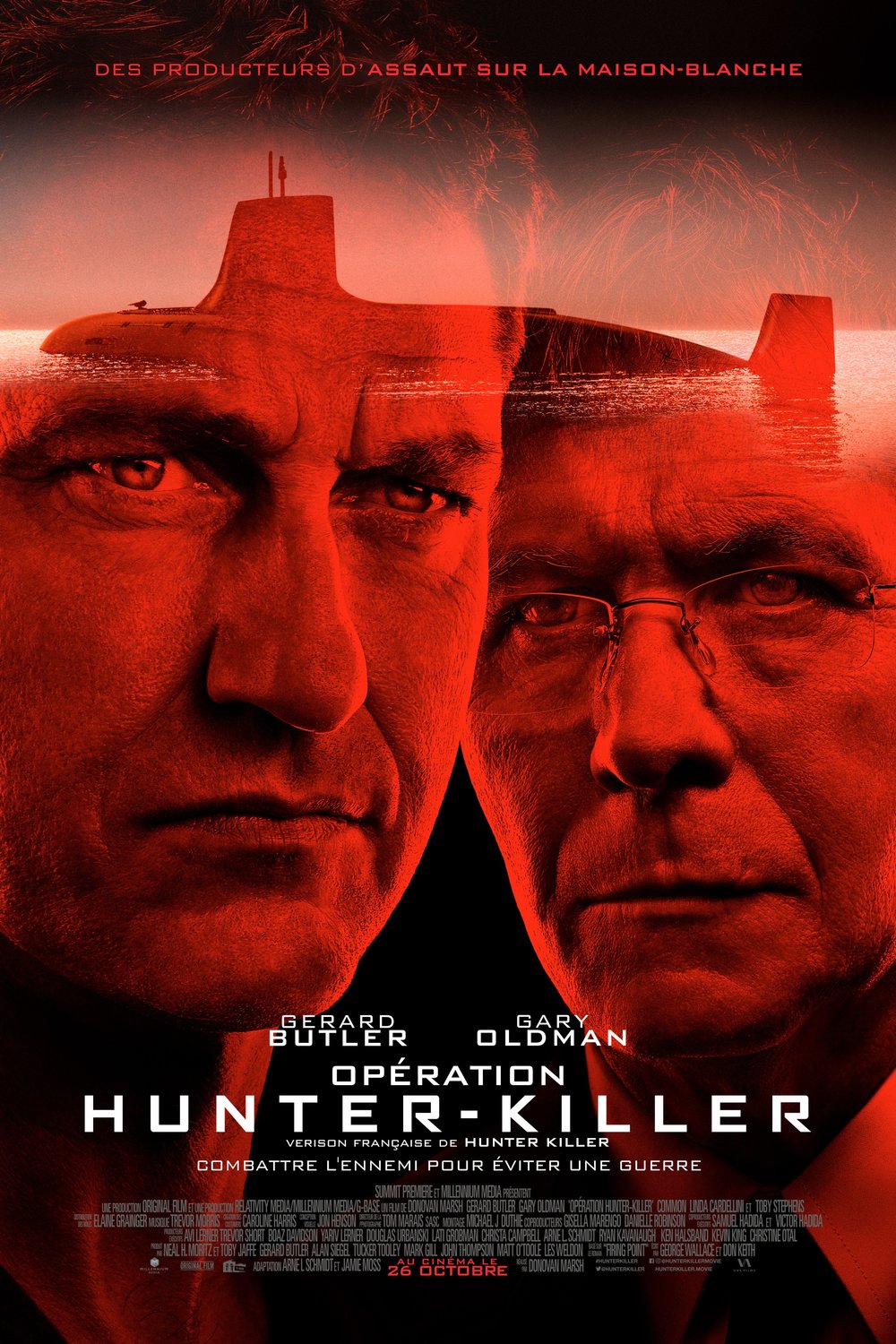 L'affiche du film Opération Hunter-Killer [2018]