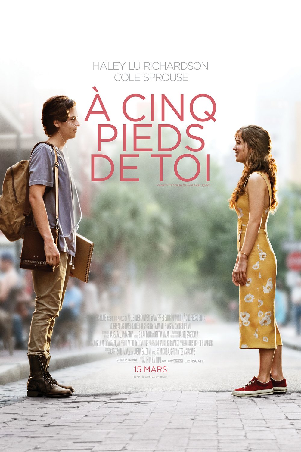 L'affiche du film À cinq pieds de toi [2019]