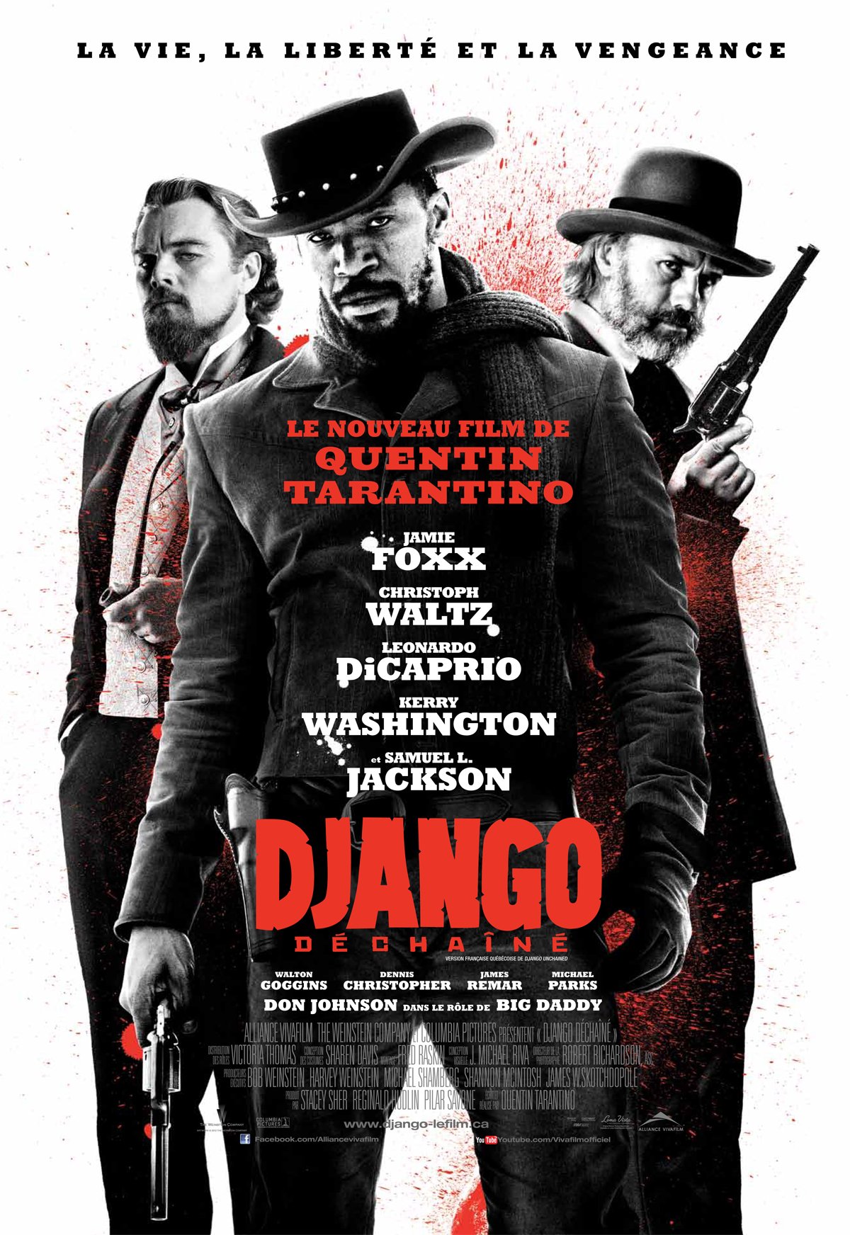 L'affiche du film Django Unchained [2012]