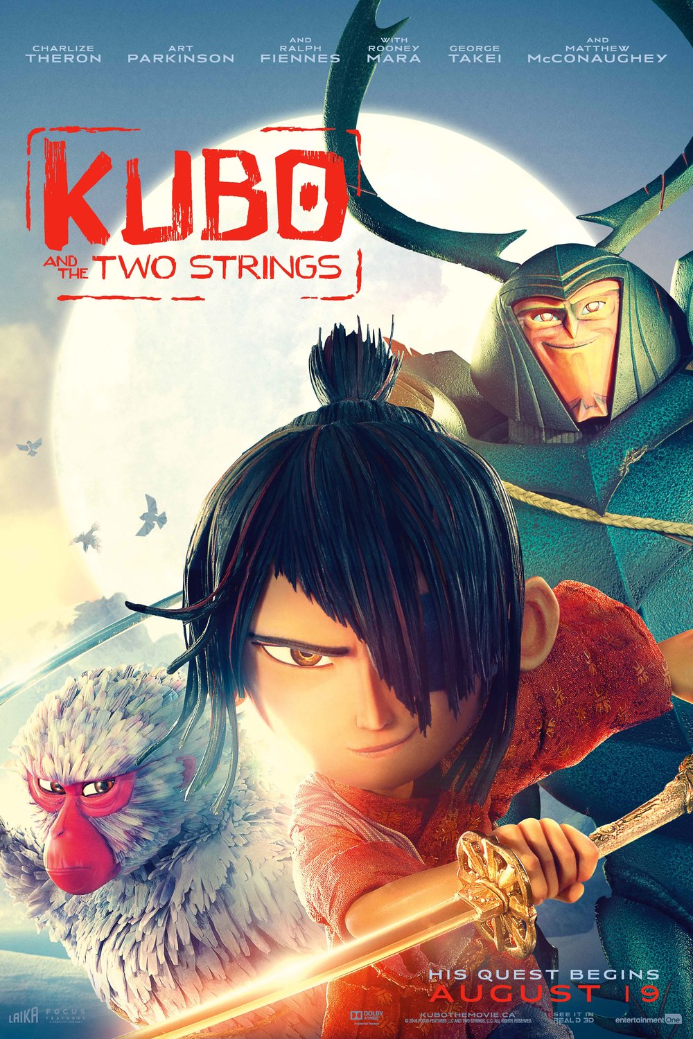 Poster of the movie Kubo and the Two Strings [2016]