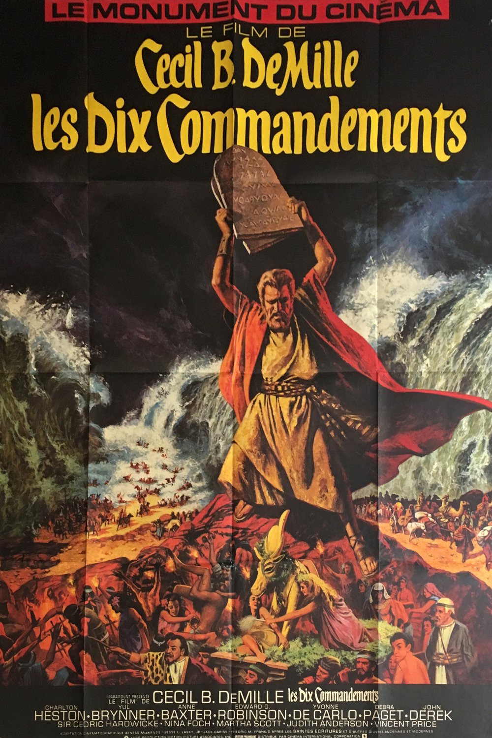 L'affiche du film Les Dix Commendements [1956]
